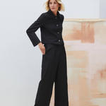 Classic black palazzo pants