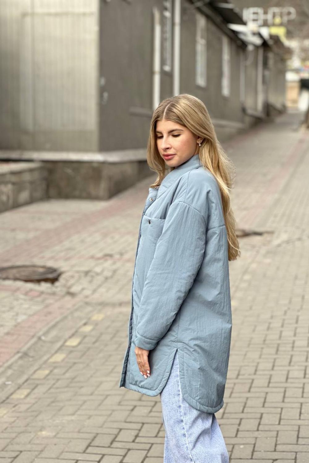 Jacket shirt blue