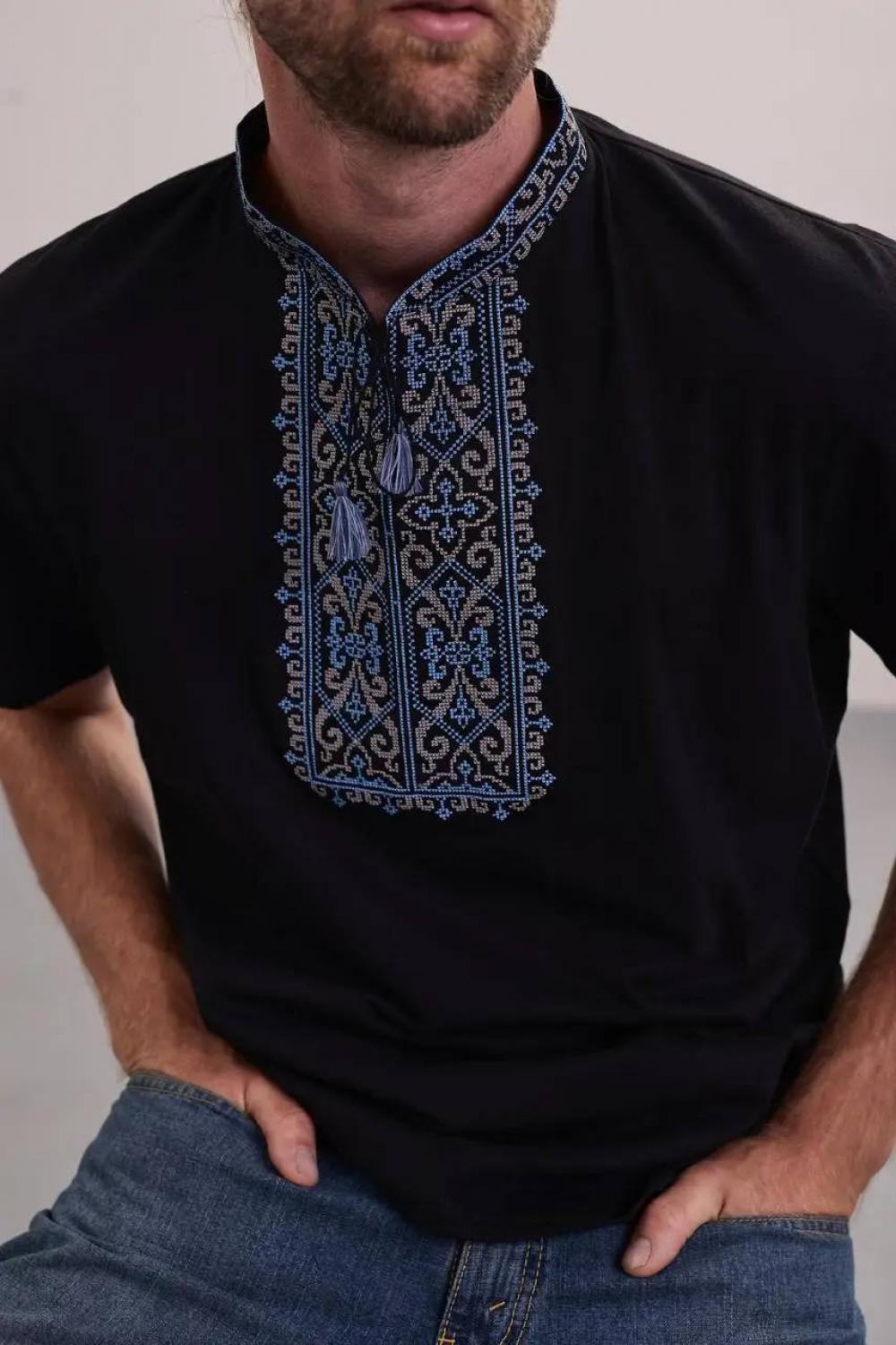 Men's embroidered T-shirt King Danylo MEREZHKA