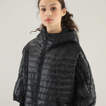 Women's spring black jacket with short sleeves 76-6913 UNISONO