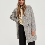 Жіноче сіре пальто