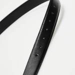 Black women's eco-leather belt