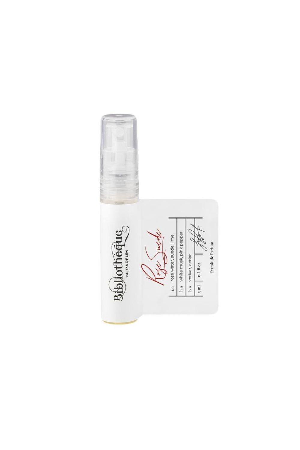 Flowers-leathers perfume Rose Suede by Bibliotheque de Parfum