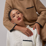 Women's warm ecru jumper