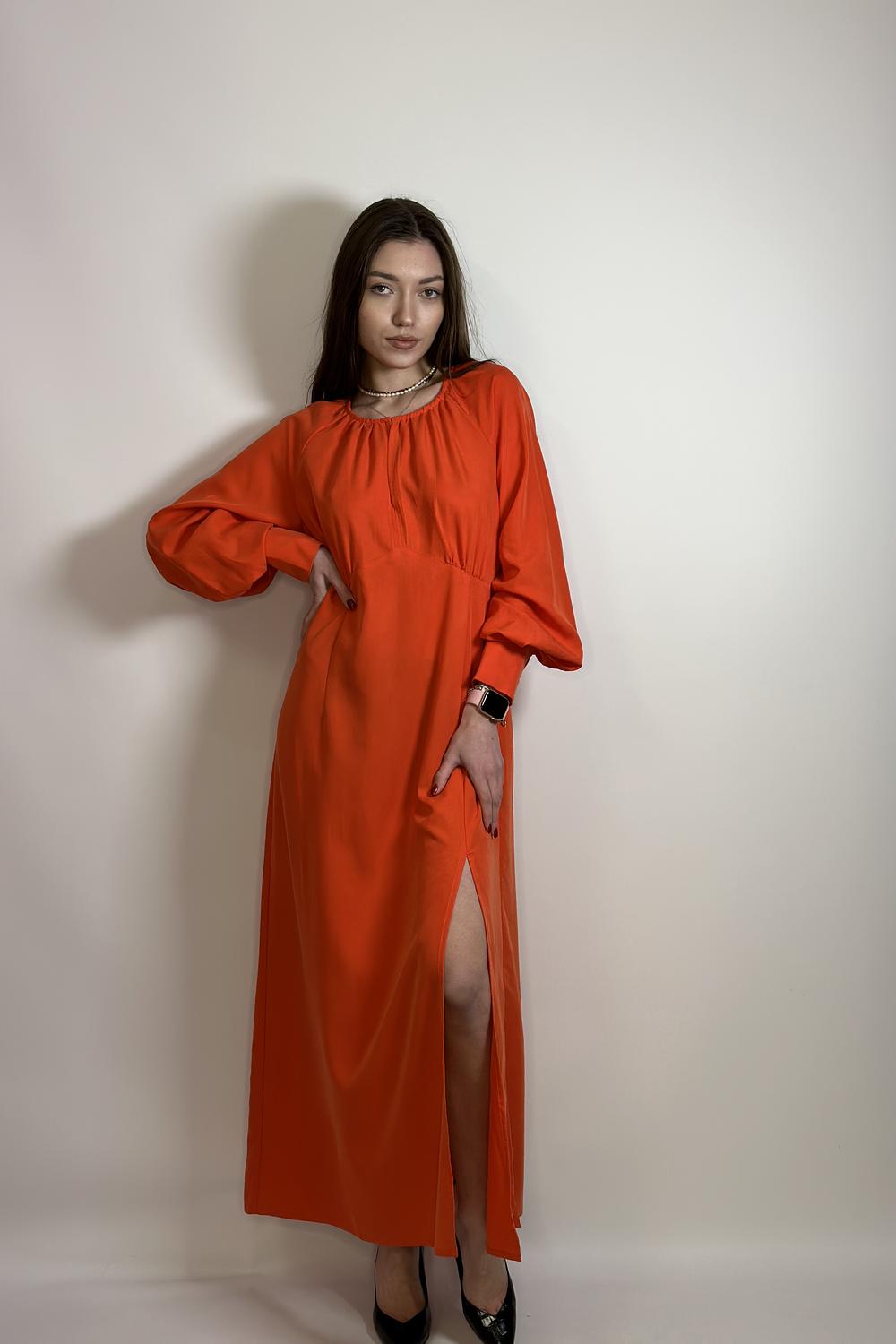 Сукня довга з розрізом 20AH564 Yuka Paris