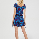 Overalls made of viscose in floral print MOODO