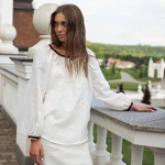 Women's Vyshyvanka Serpanok white from Svarga