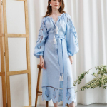 Embroidered Blue EMBROIDERED GEM