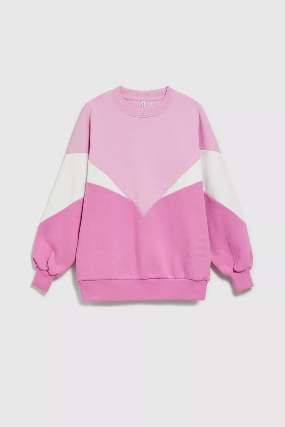 Pink biker sweatshirt