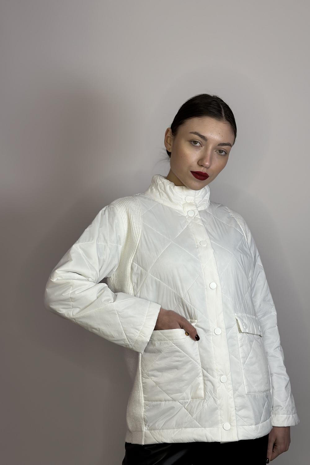 Куртка весняна біла MARINA V FW22-506