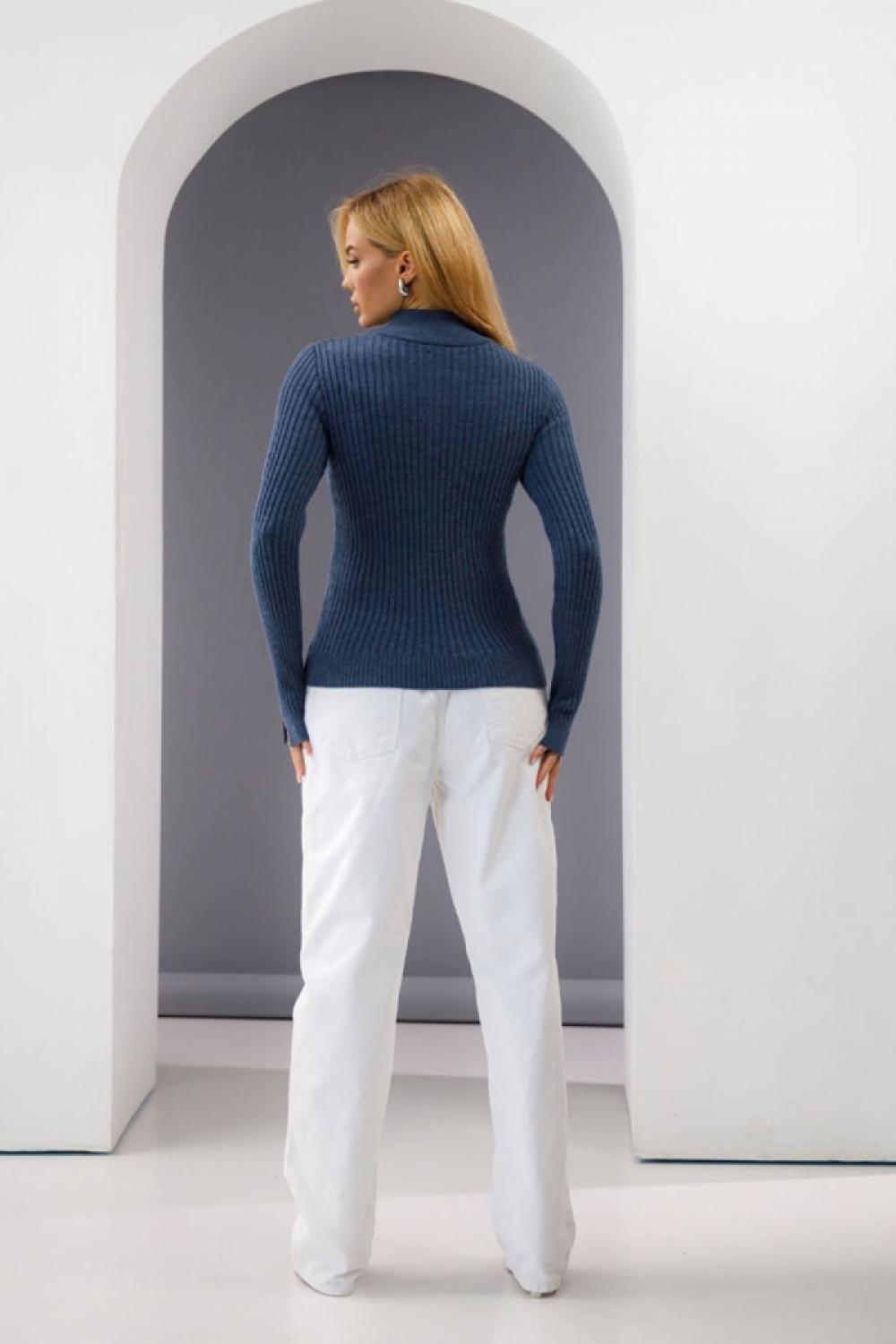 Basic jumper in indigo color 2707 BELLISE