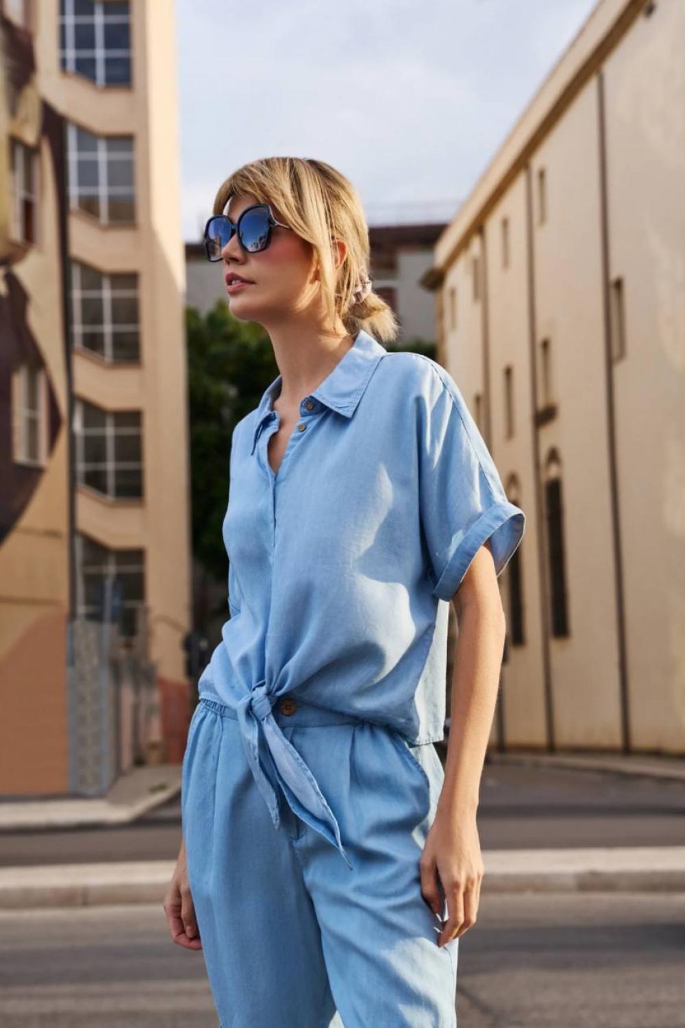 Blue blouse
