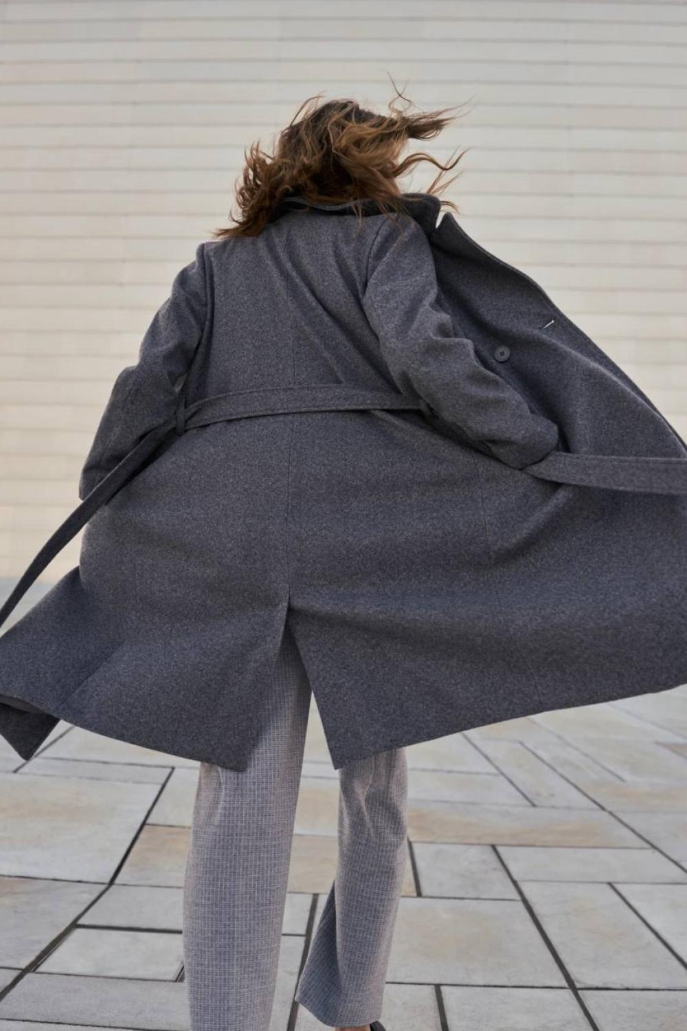 Women's double-breasted coat