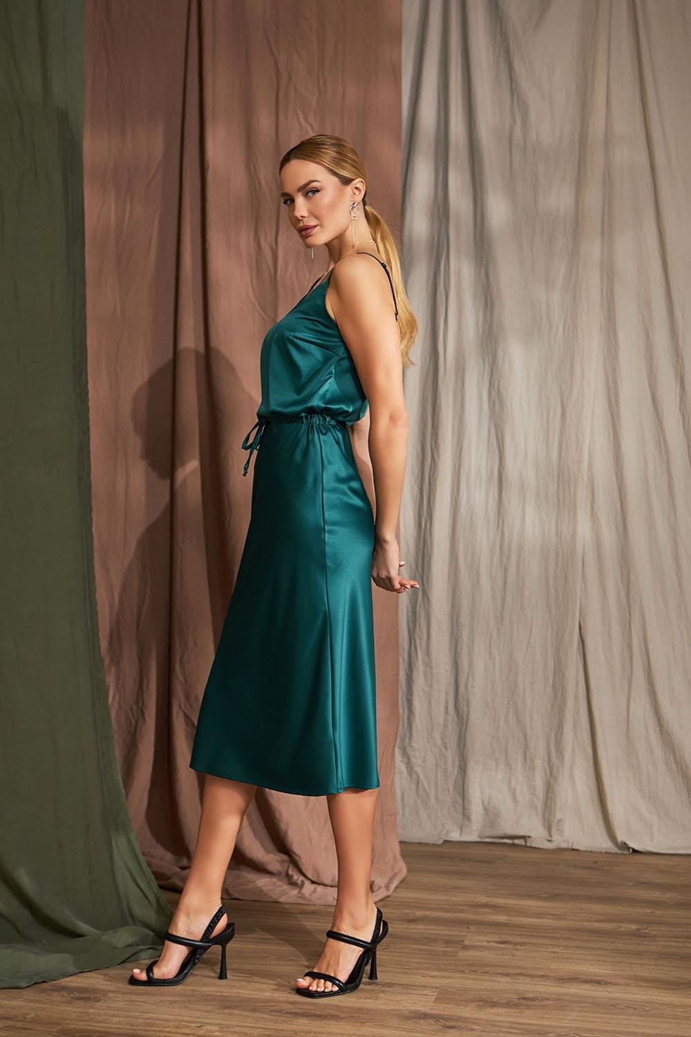 Bellise 2080 ribbed pleated skirt
