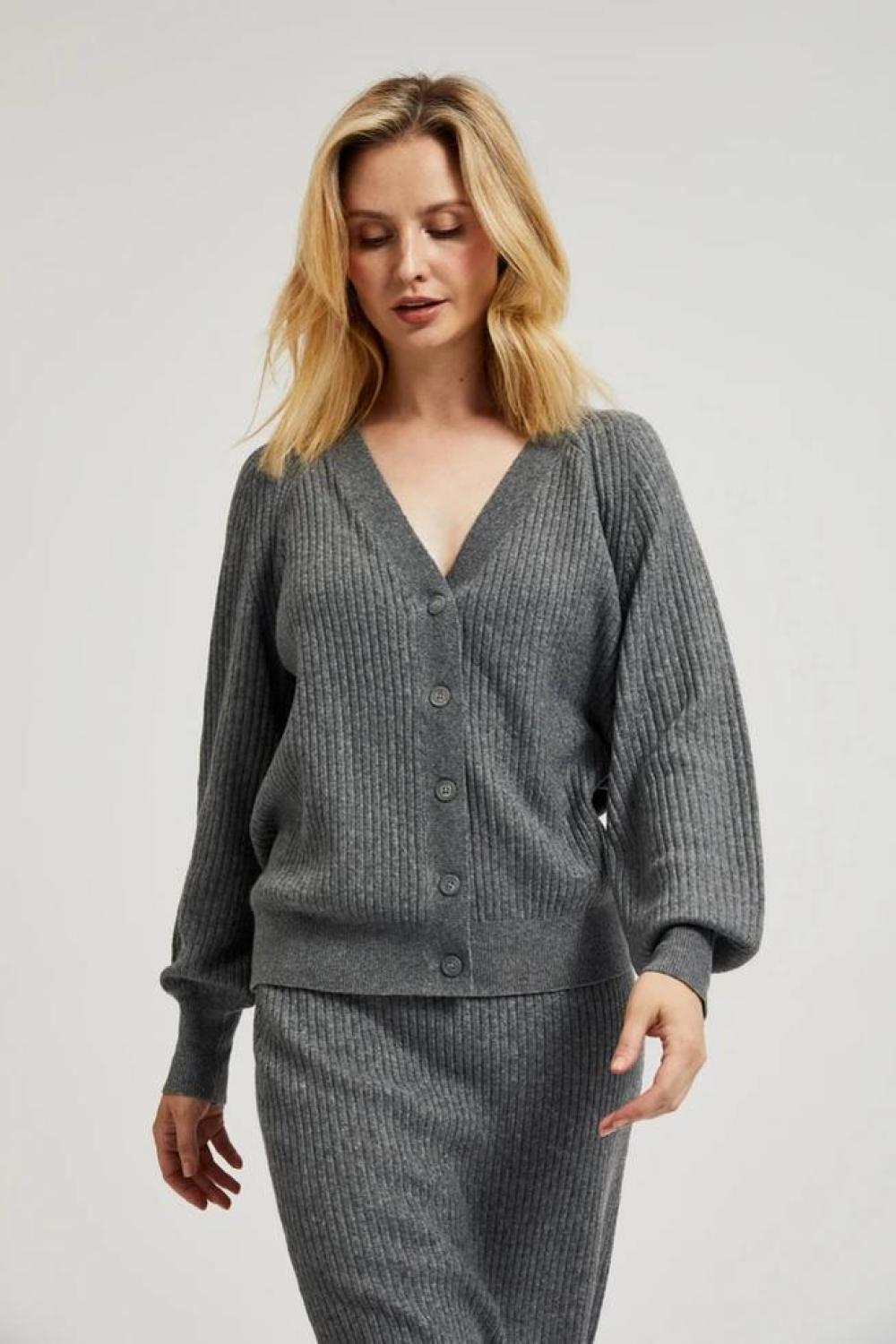 button-down cardigan