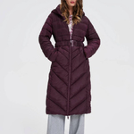 Women's coat burgundy
