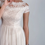 Dress white long Tanita Romario