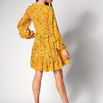 Yellow dress Artmon 1247.1