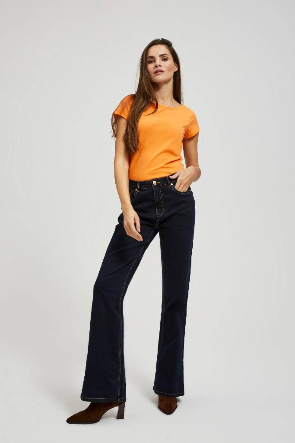 Flared jeans dark blue
