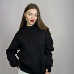 Худі чорне SK3004 Dias на флісі