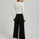 Pants women's classic black Z-SP-3927 MOODO