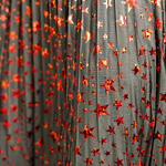 Pleated skirt with red IMPERIAL stars