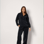 Black fleece suit