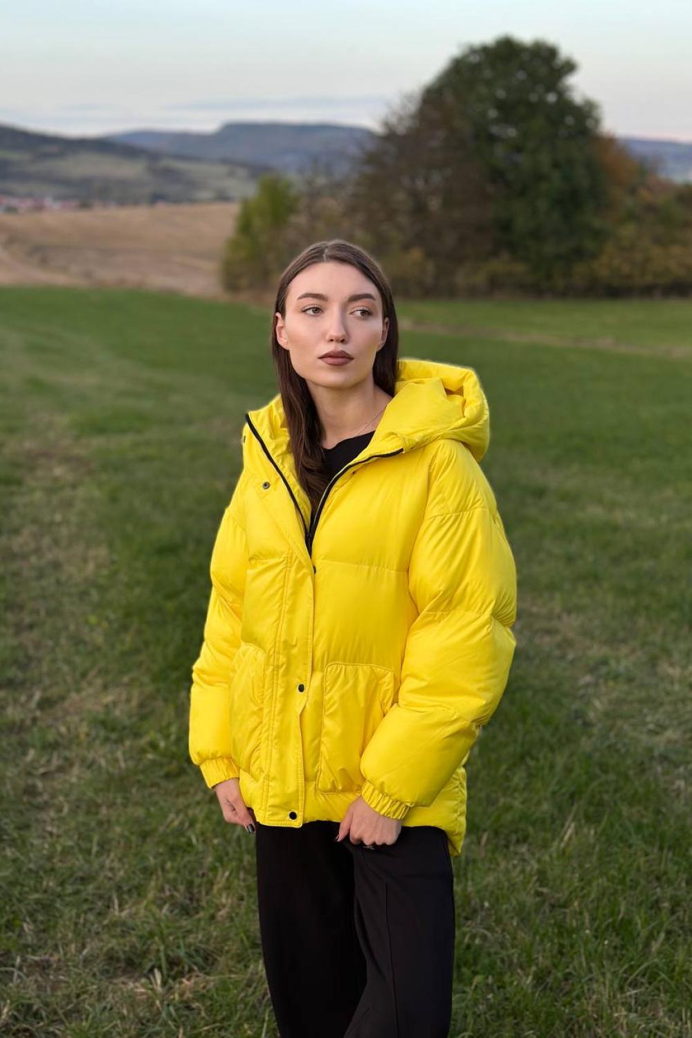 Premium quality winter yellow jacket