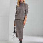 Golf jumper in taupe color 2528 BELLISE