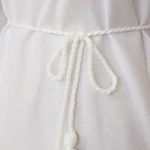 Belt-lace white MEREZHKA