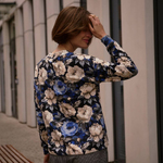 Floral print blouse