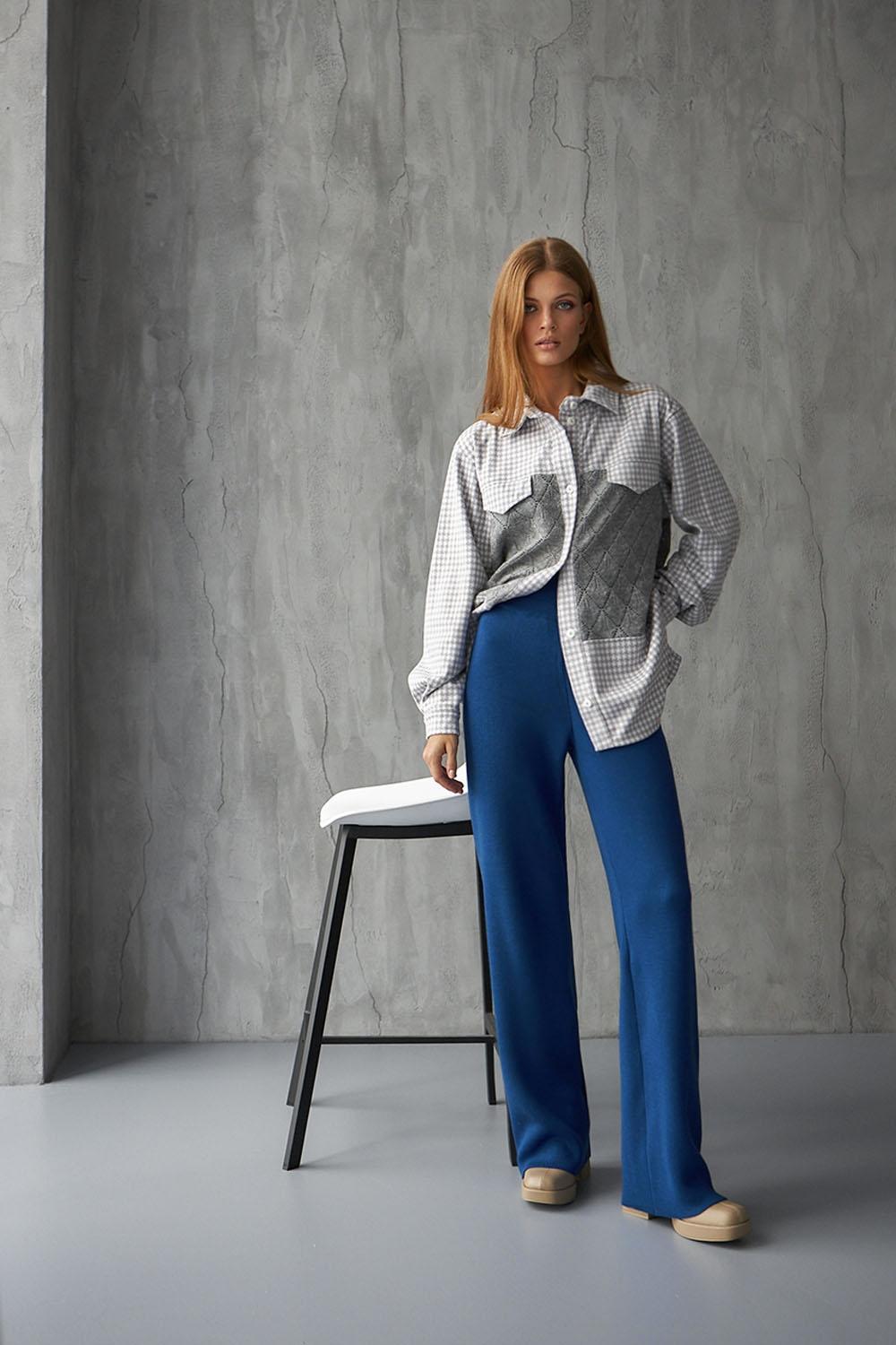 Trousers straight cut blue Bellise1965
