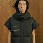 Black demi-season jacket-vest 8606-black-KR-realize