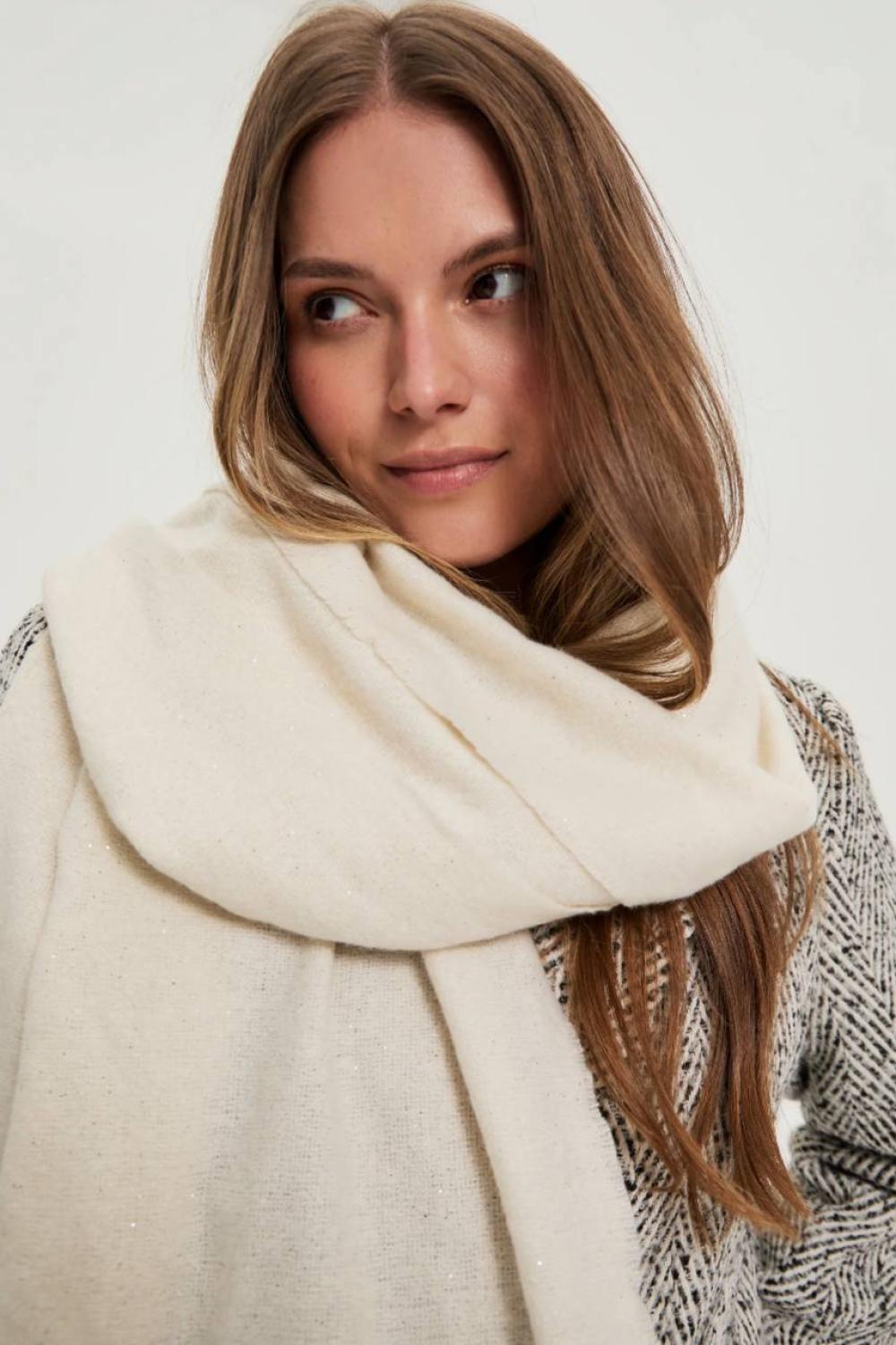 White scarf