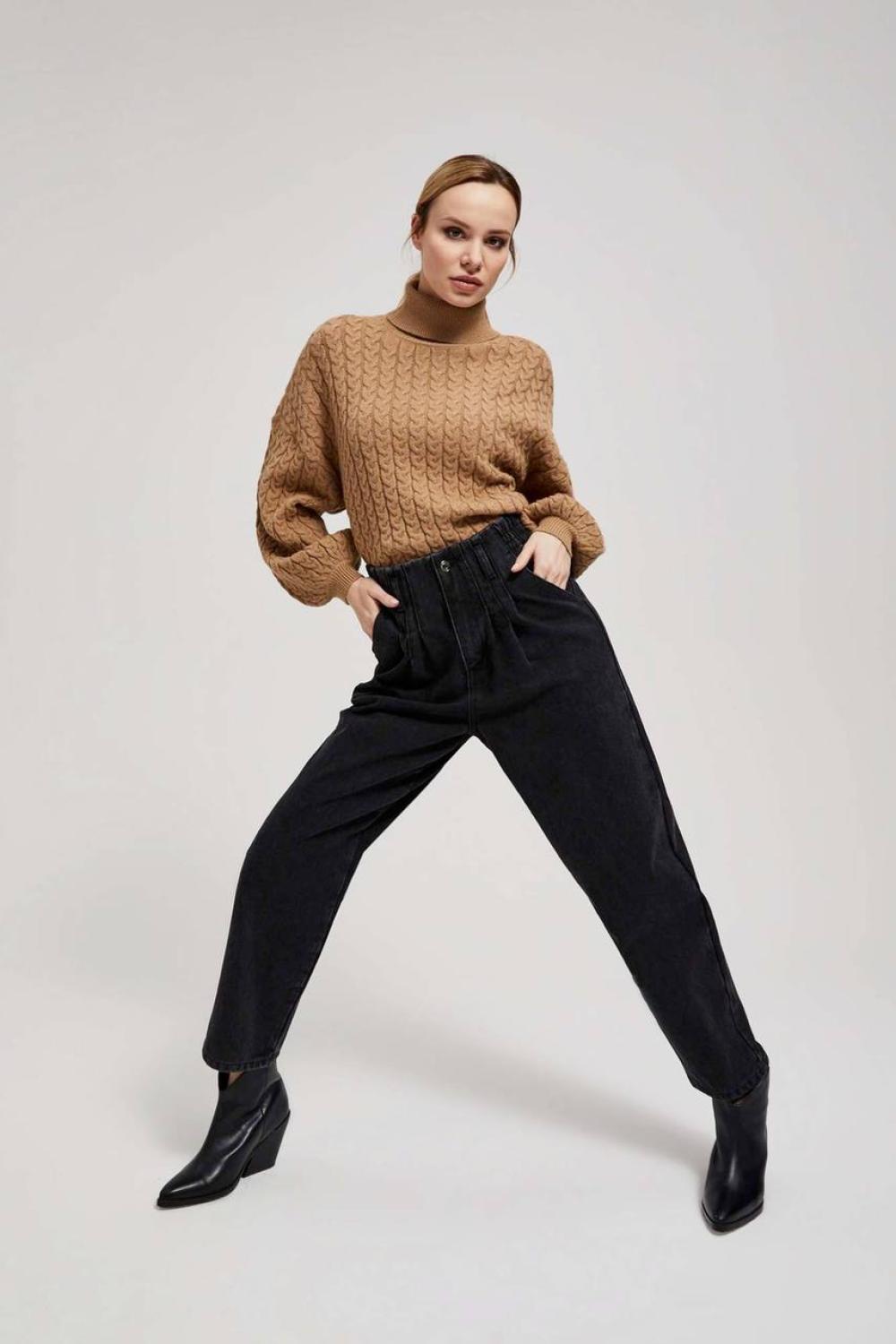 Mom jeans black