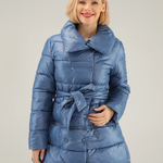 Women's jacket-transformer blue with length adjustment 76-9860 UNISONO