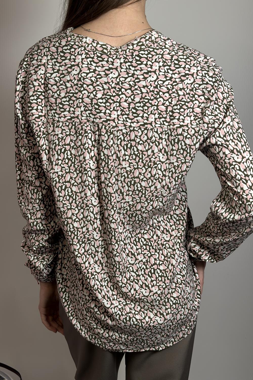 Blouse olive printed Z-KO-3300 MOODO