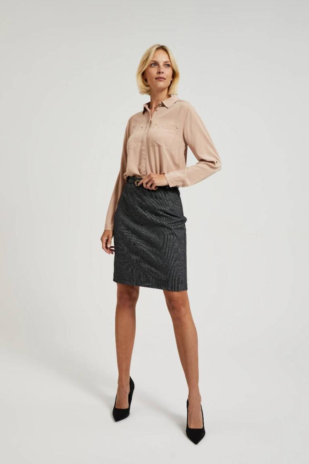 Classic gray skirt