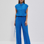 Blouse in electric color L-KO-4045 Moodo