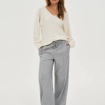 Grey plaid pants