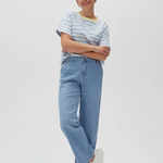 Blue mom relax jeans