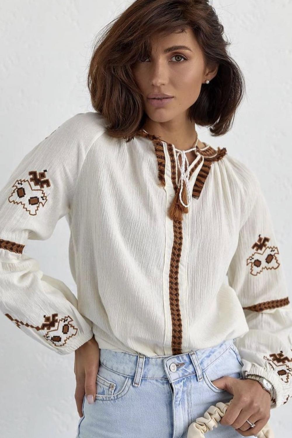 Women's embroidery Carpathian by-ESQ