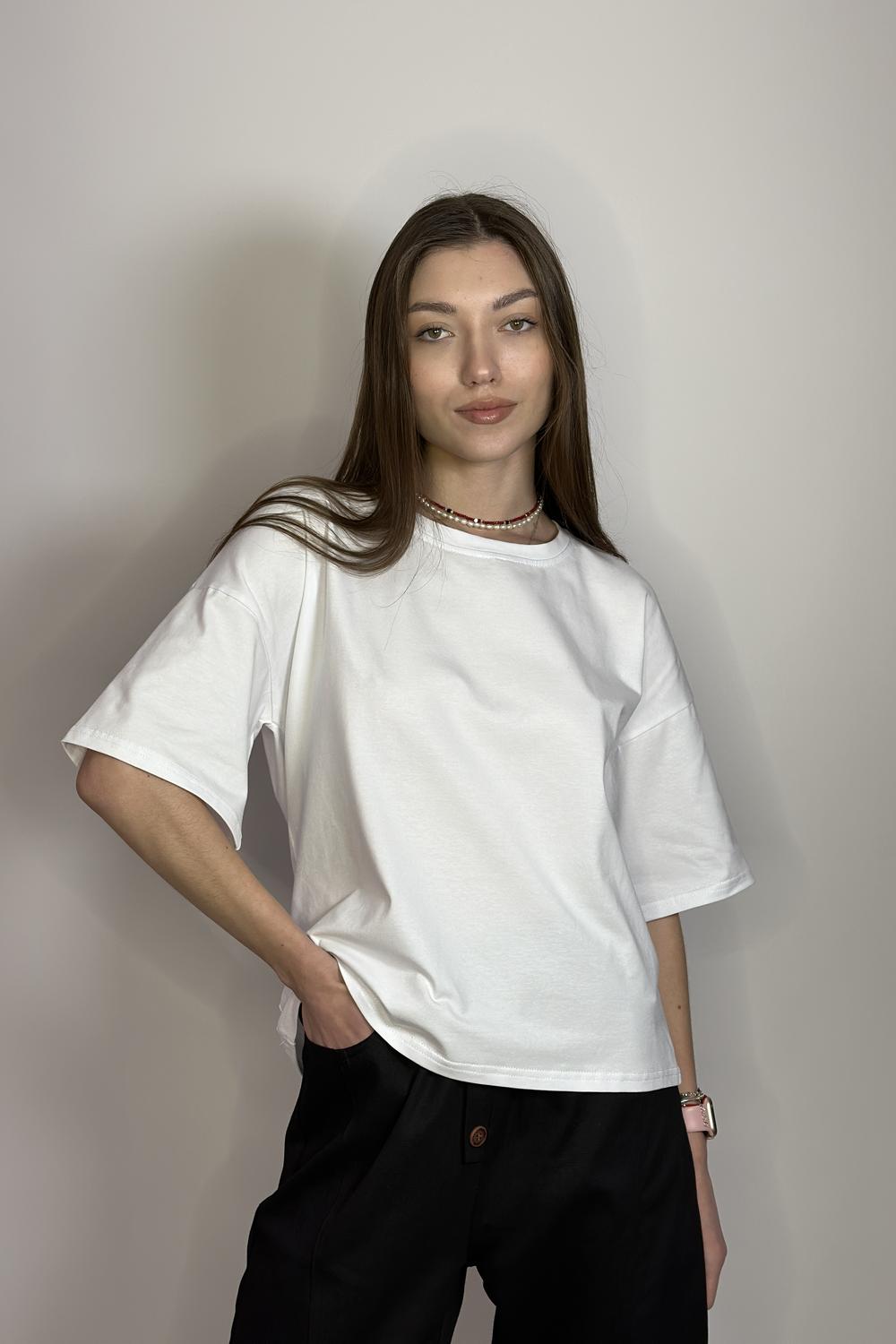 Футболка біла Azuri 6420
