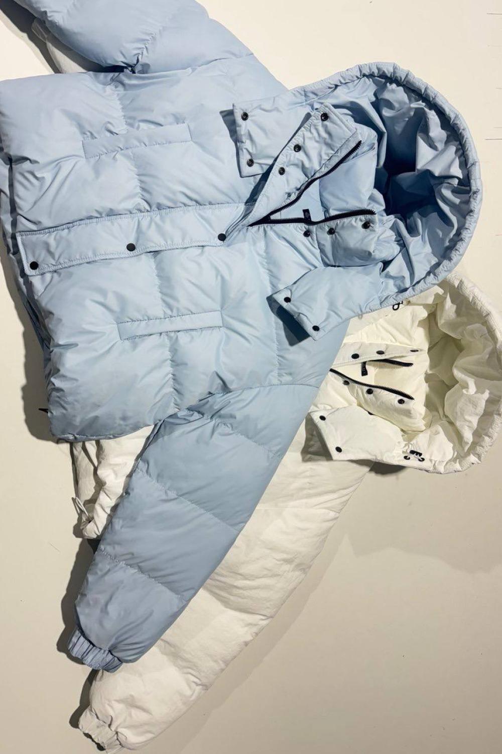 Blue short winter jacket 1340-blue-M-Realiz