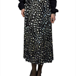 Pleated skirt with silver IMPERIAL stars