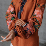 Women's embroidered terracotta Olga Svarga