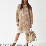 Dress made of warm woolen fabric Rudes Stimma