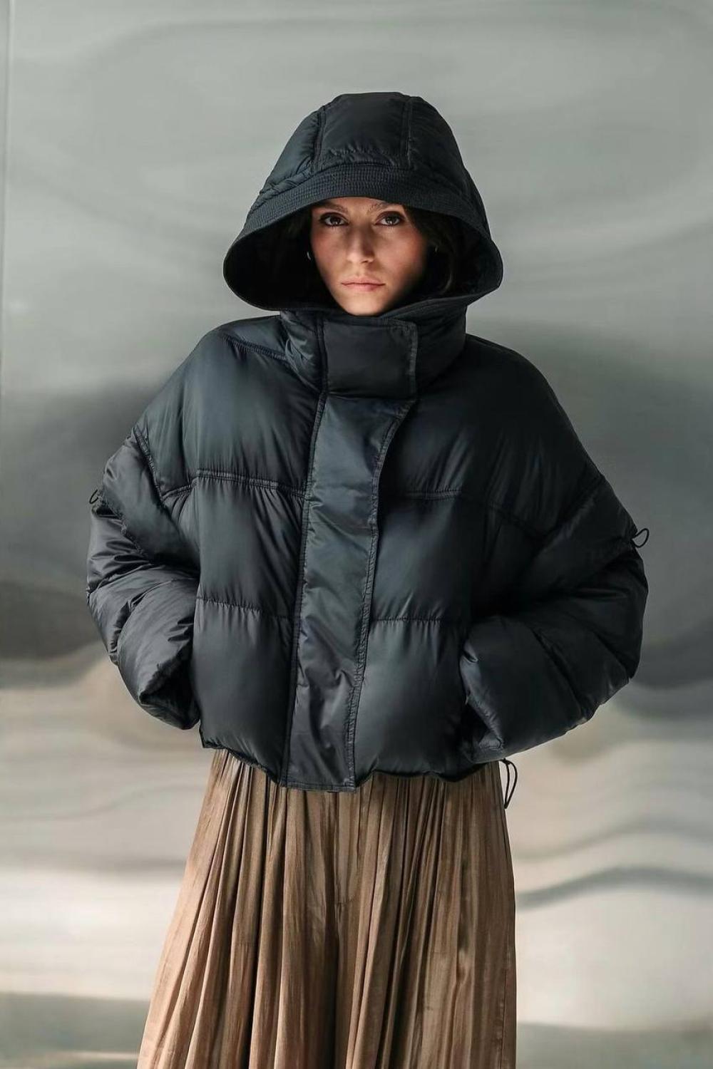 Short black jacket-vest black