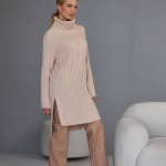 Tunic dress made of wool