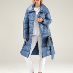 Women's jacket-transformer blue with length adjustment 76-9860 UNISONO
